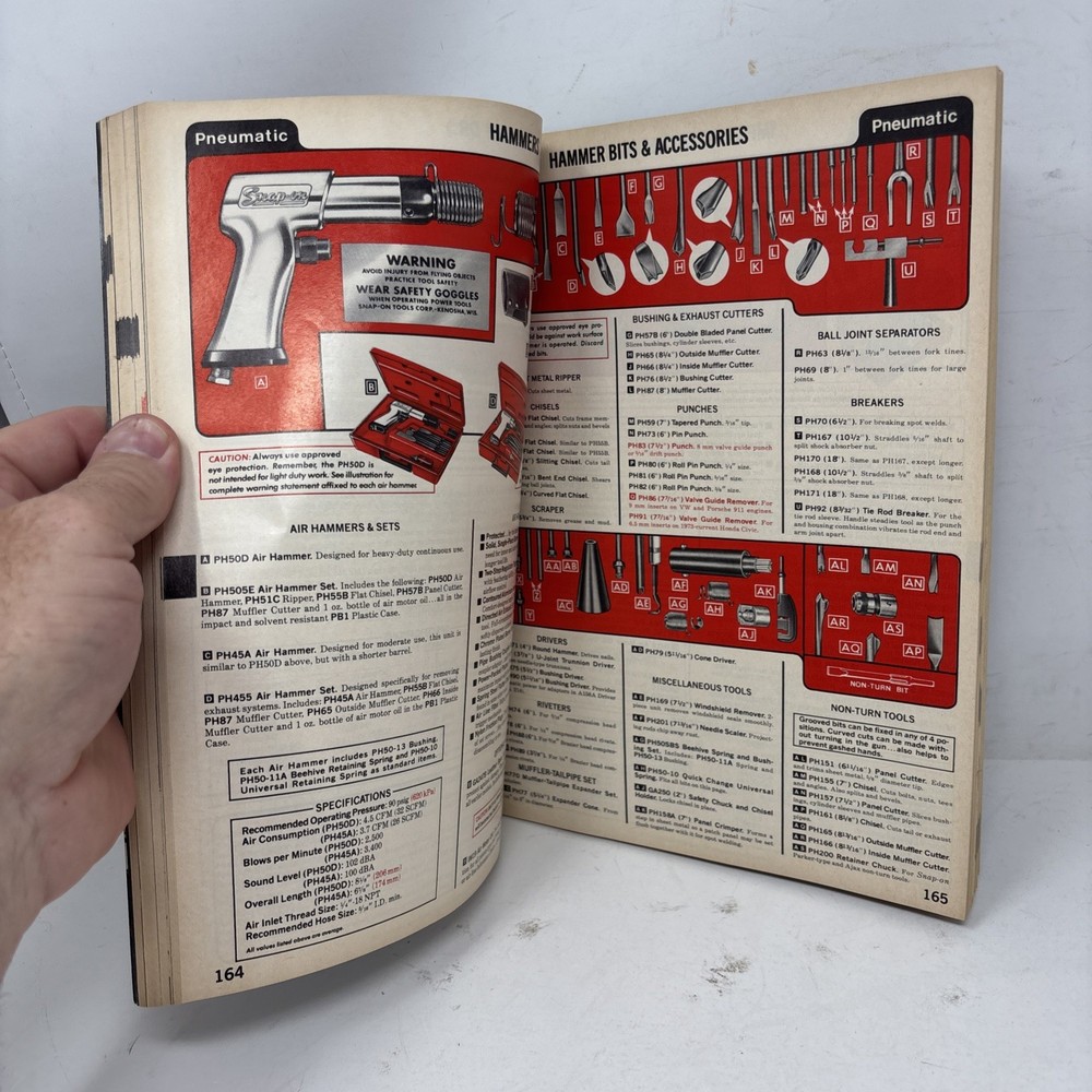 Vintage Snap-On Tools Catalog 1982