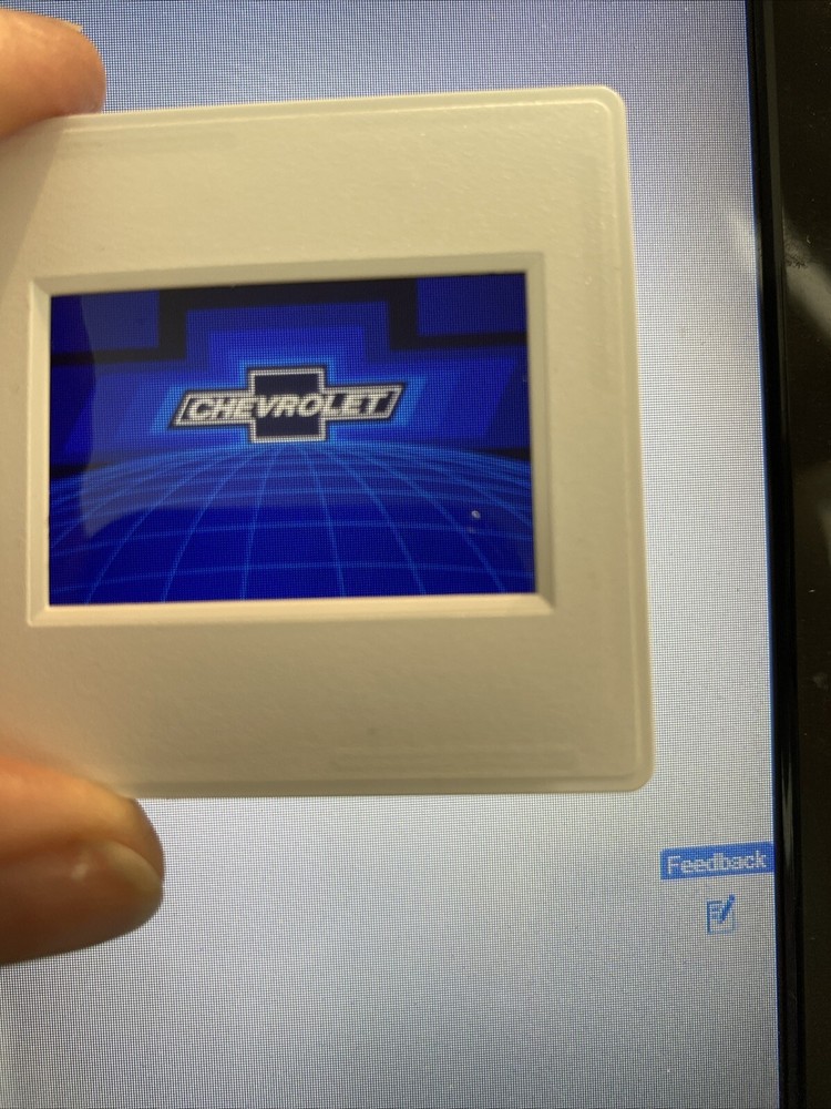 Chevrolet Bowtie Projector Slide For Company Presentations
