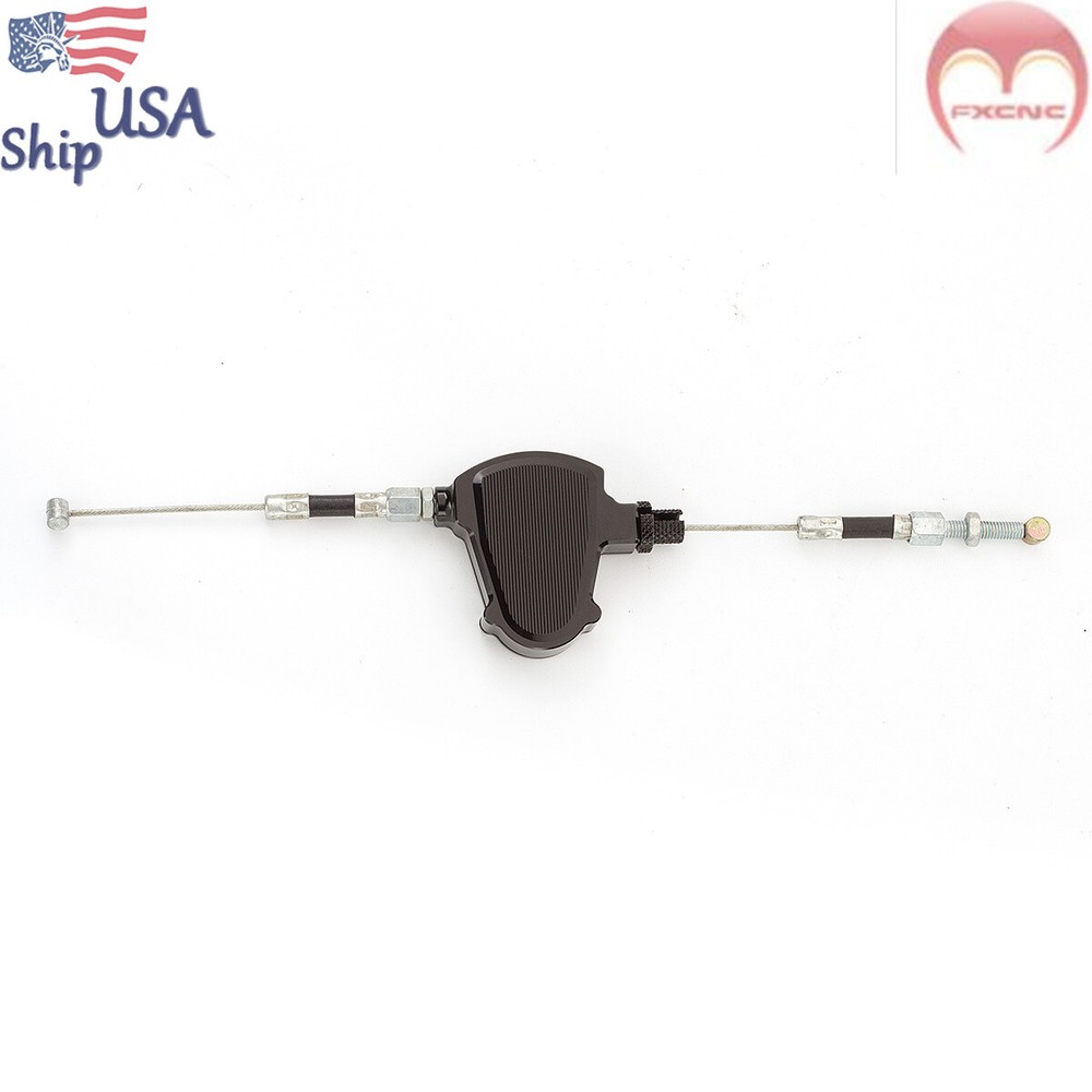 Universal CNC Motorcycle Stunt Clutch Easy Pull Cable Lever Replacement System 1