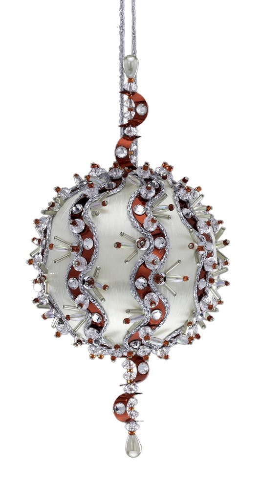 The Cracker Box Arabesque (Emerald Ball with Silver Accents)