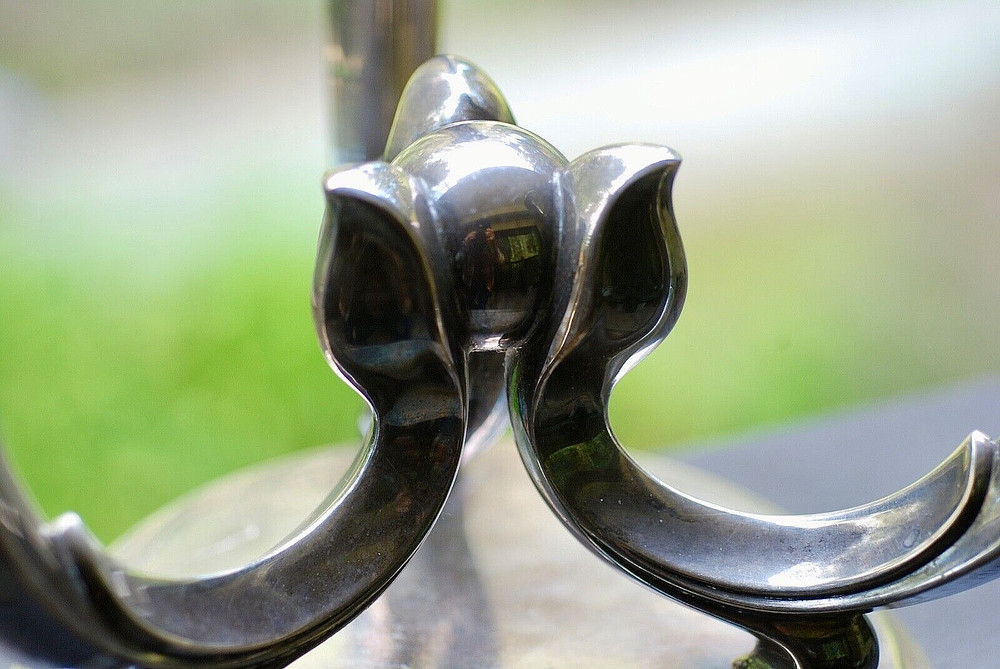 ART DECO Three Arm Candelabra by WMF Ikora, Germany