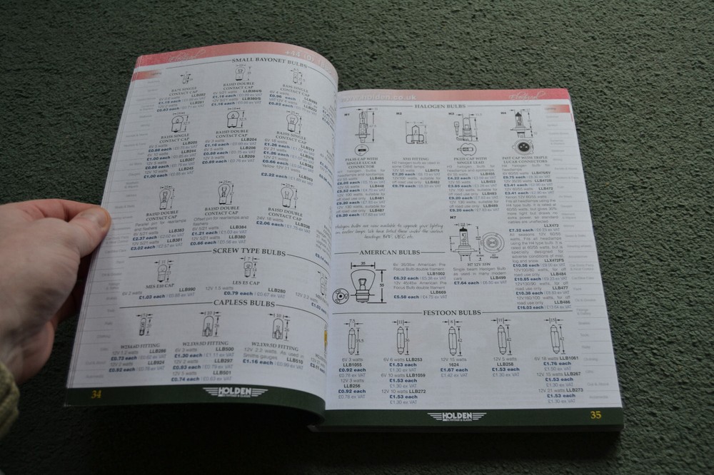 Holden Mail Order Motoring Catalogue 9th Edition