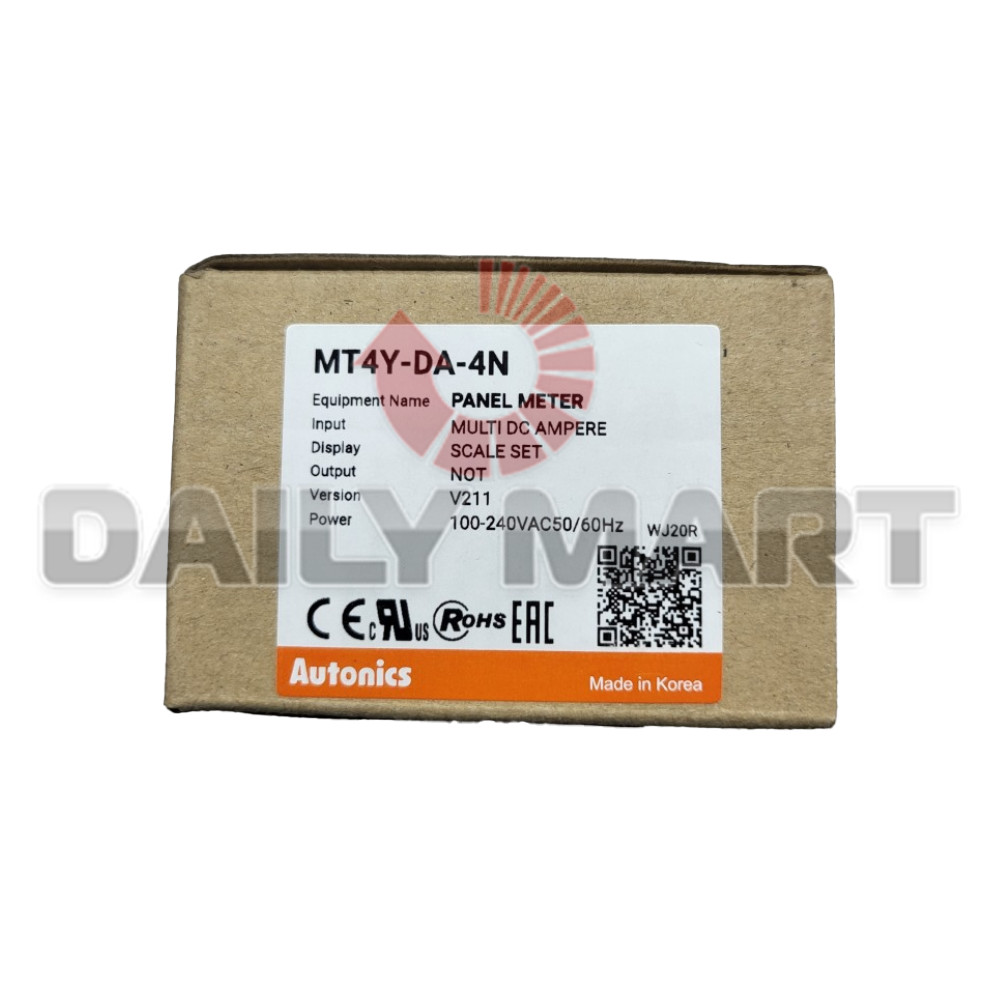 New In Box AUTONICS MT4Y-DA-4N Panel Meter