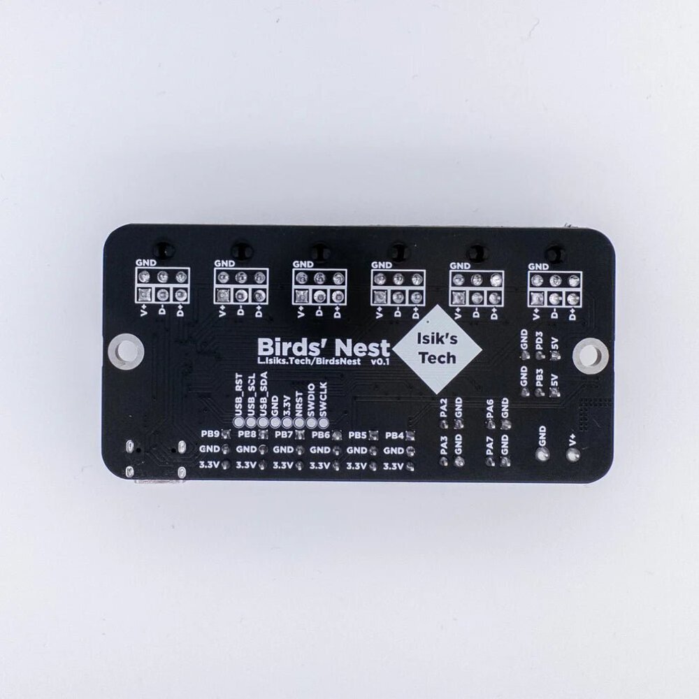 Birds' Nest USB Hub for Toolchangers PCB by Isik's Tech