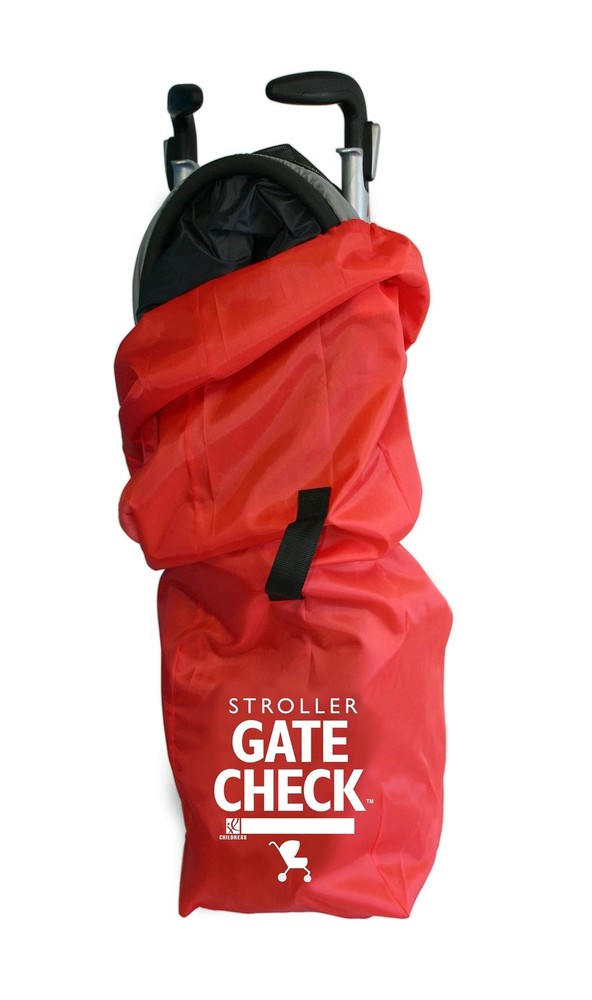 Red Umbrella Stroller Gate Check Bag 2 Piece Set Lightweight Durable Protection