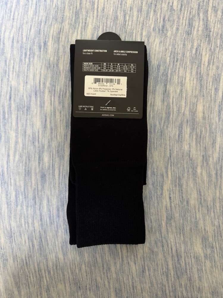 Black Adidas Soccer Socks