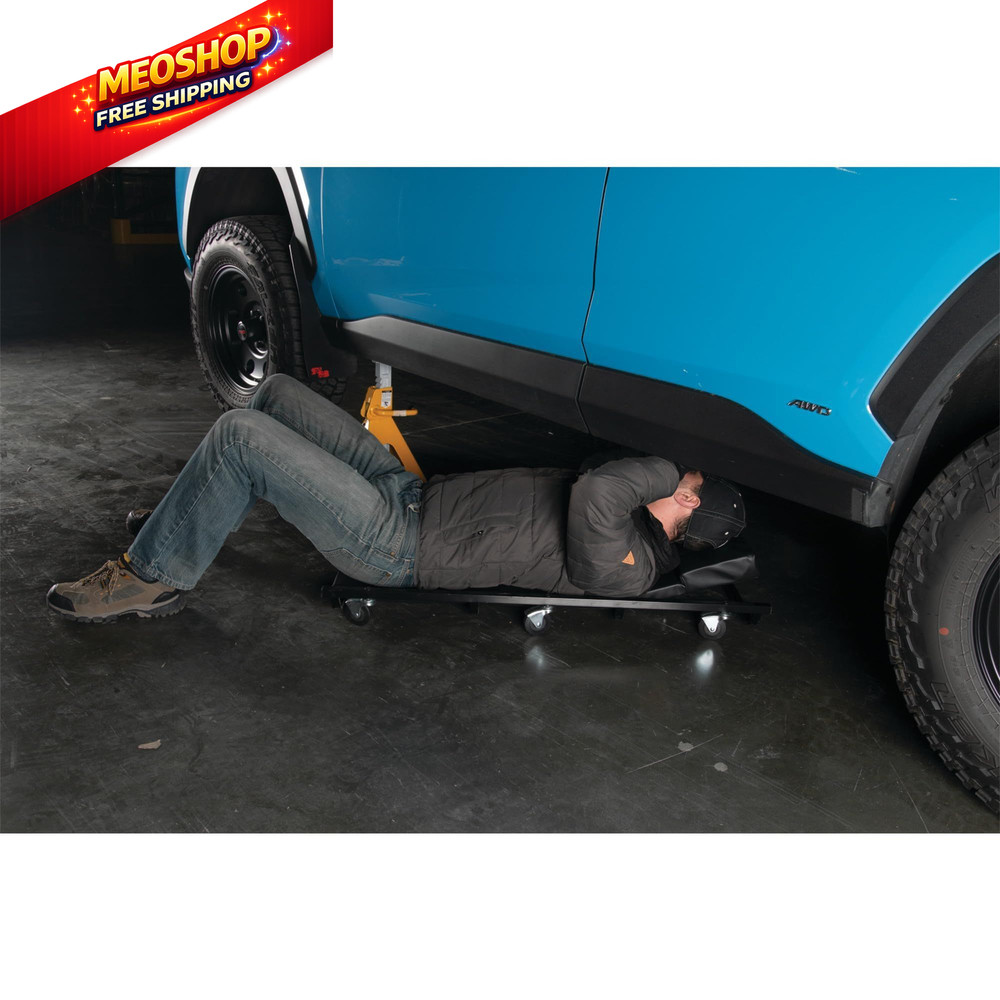 Performance Tool W85005 40-Inch 6-Caster 40" W/ Adj. Headrest, Black