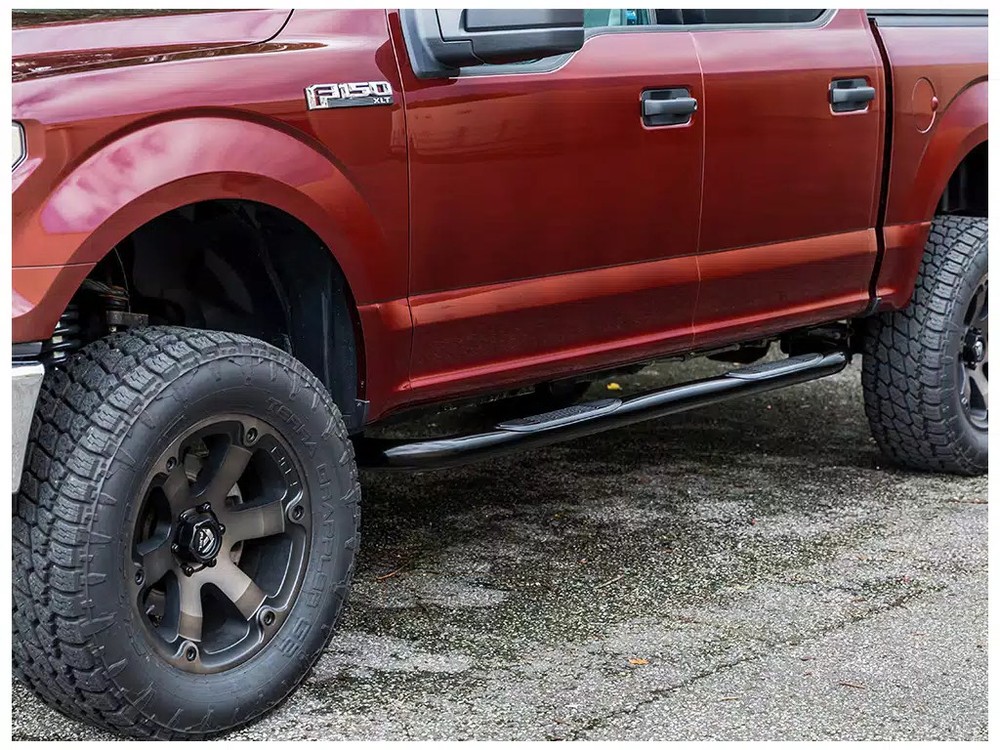 Ionic 3" Black Nerf Bars Fits 2006-2010 SUV Hummer H3