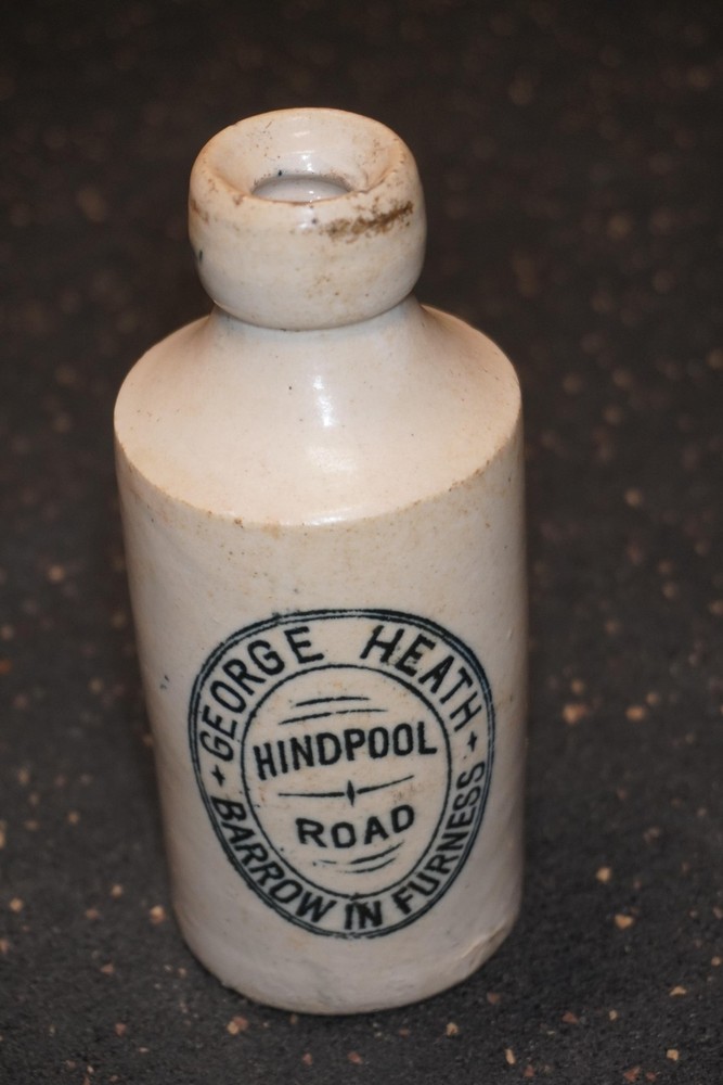 Beer Stoneware Bottle George Heath Hindpool Road