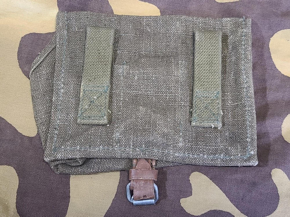 Vintage Soviet 3 Cell Grenade Pouch Russian WWII Pattern Post War 1950s CCCP x 1