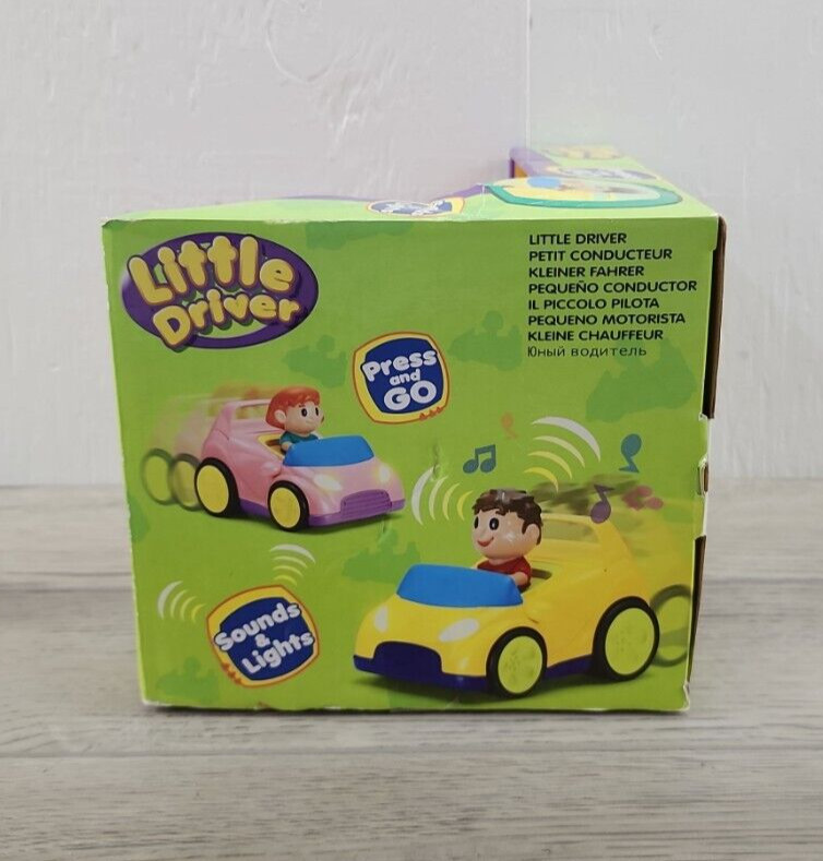 Little Driver Press & Go Sound & Lights Interactive Toy - In Package