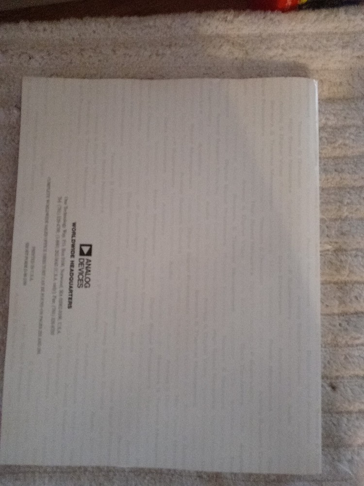 Analog Devices Winter 1997/98 Short Form Designers' Guide