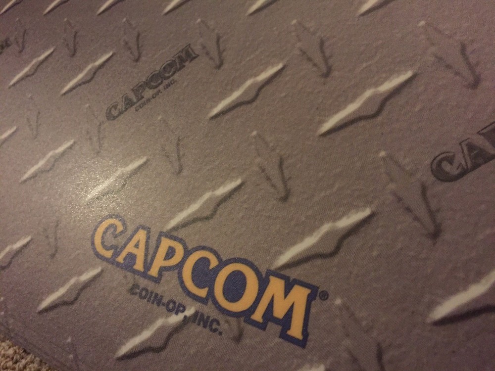 Laminated Capcom Diamond Plate Arcade Control Panel Overlay 33” X 17” (cpo)