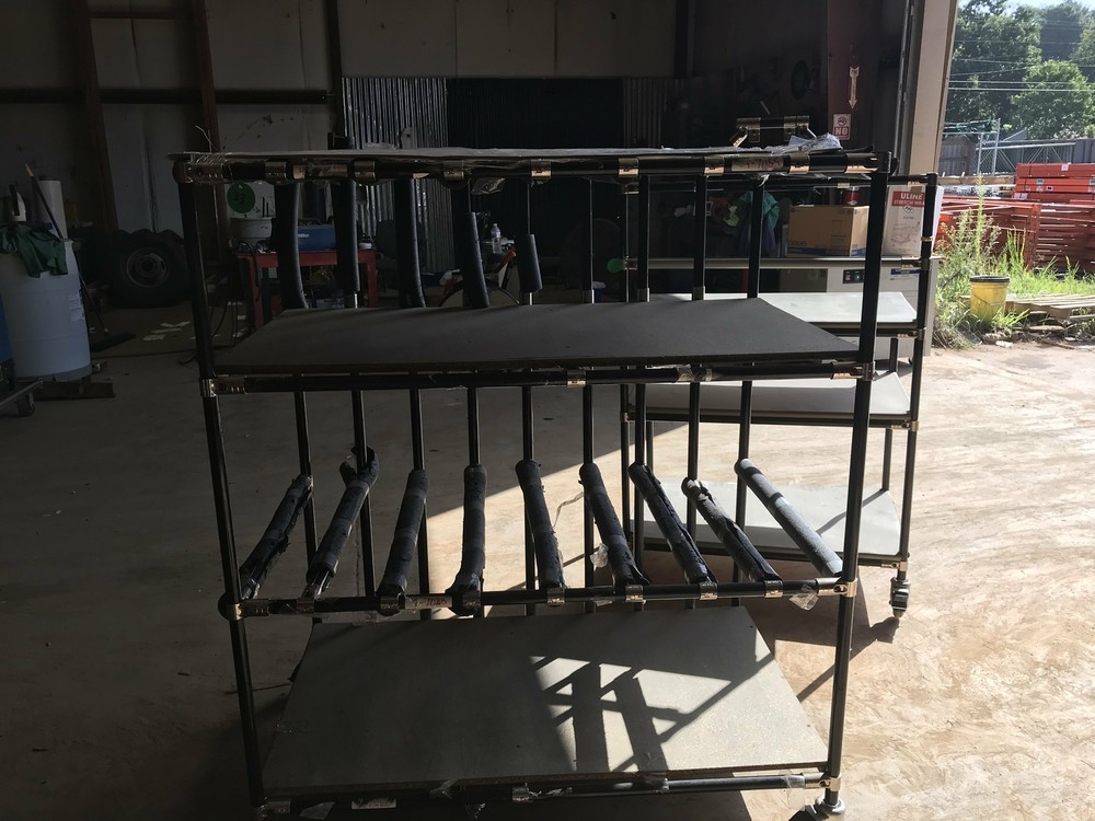 Used Creform Adjustable Modular Material Handling Cart - 48" X 57" X 30"