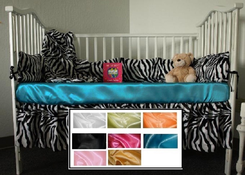 Satin Crib Sheet Baby Crib Sheet