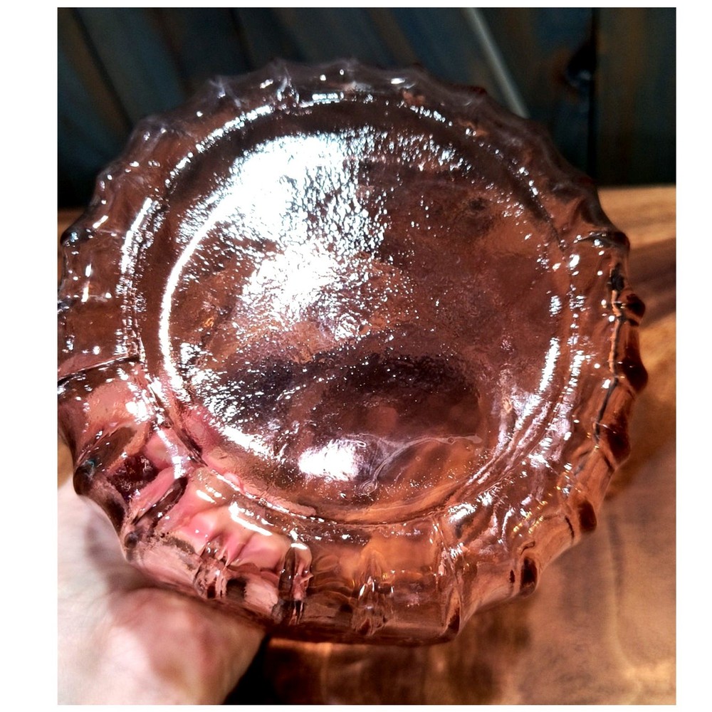 543. Pink Depression Glass Biscuit Jar