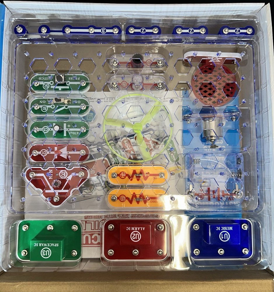 Snap Circuits Bundle- 3 COMPLETE SETS: Skill Builder, Junior & My Home Excellent