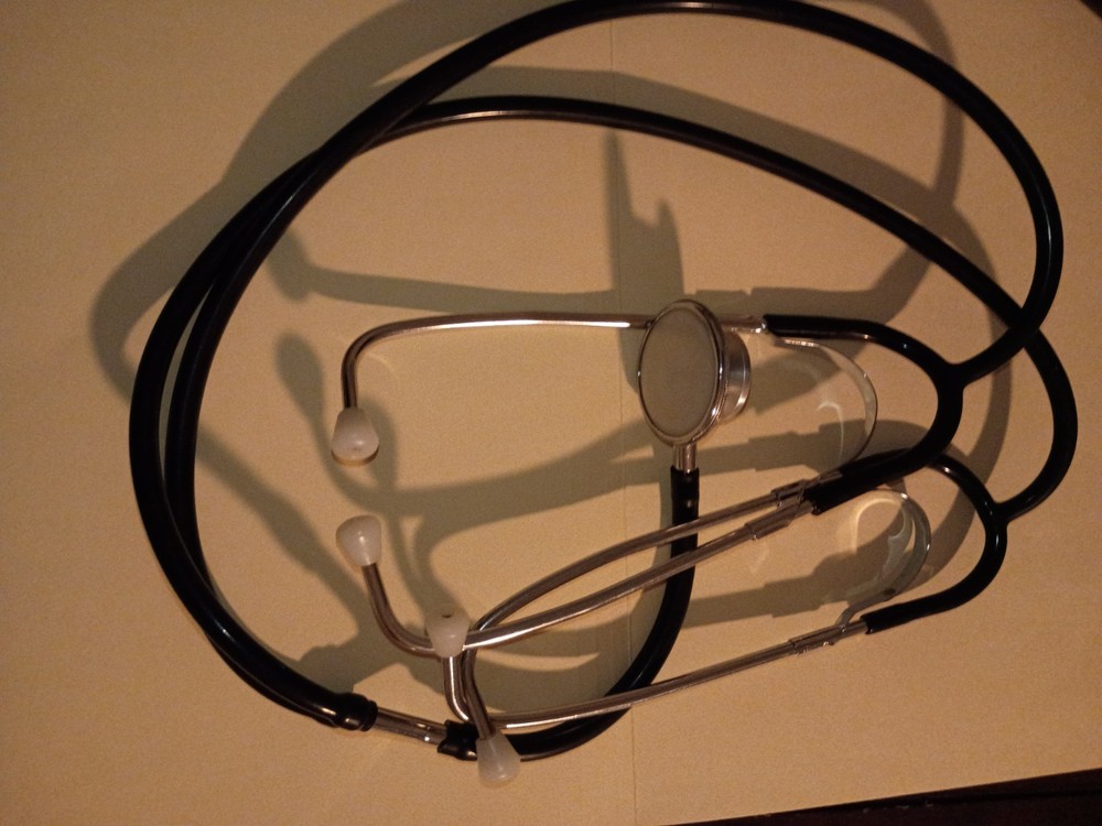 Dual Head Teaching Medical Training Stethoscope 5 total