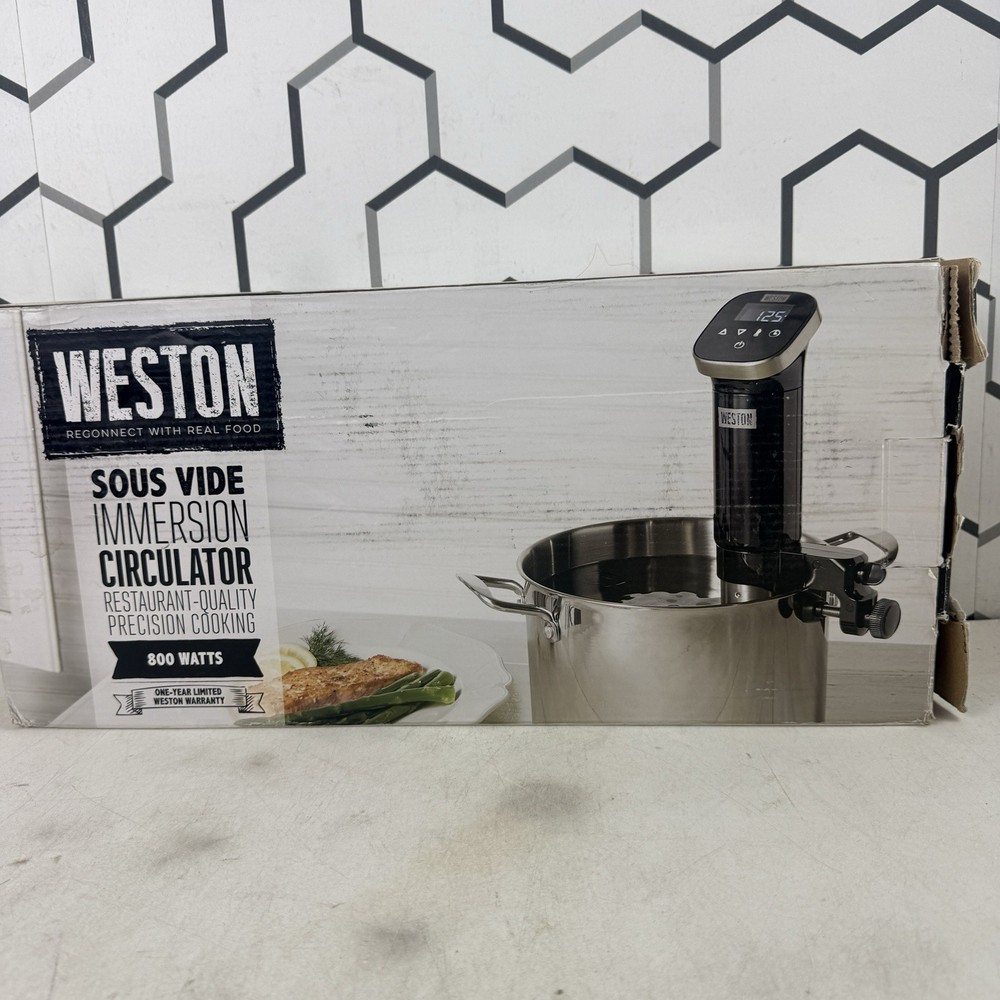 Weston Sous Vide Immersion Circulator 800 Watts 36200 *MISSING CLAMP*