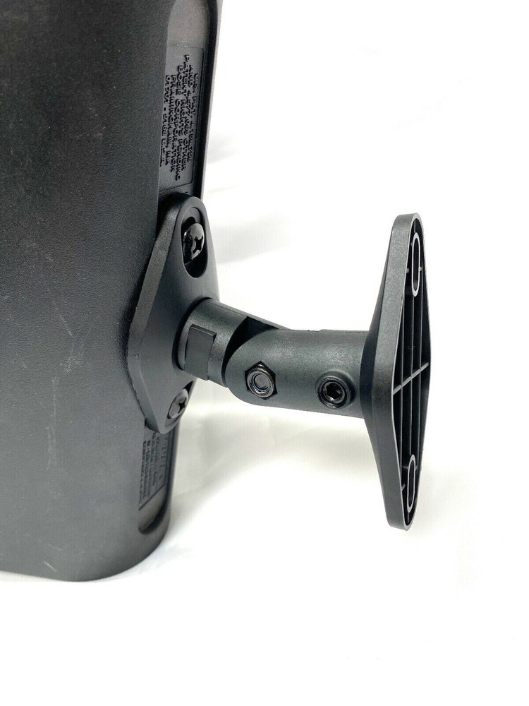 Plastic wall mount bracket for Bose V-100 Video Speaker - Black -Pair