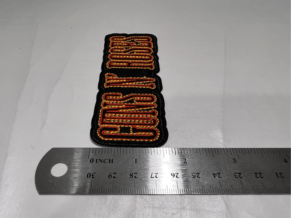 Guns and Roses Band Iron on Patch