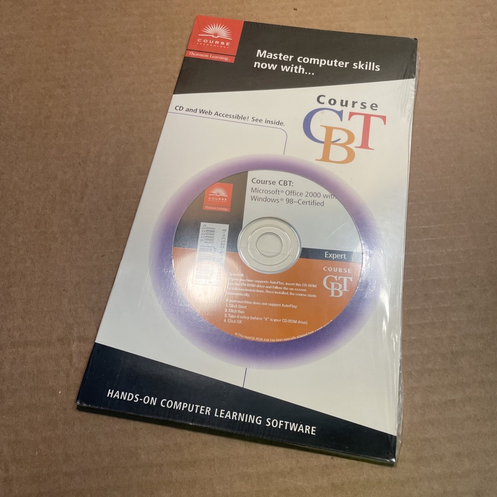 NEW Course Technology CTB Learning Software Microsoft Office 2000 w/ Windows 98