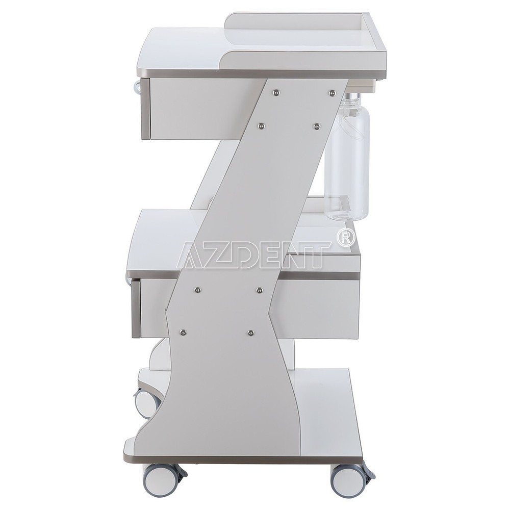 Three Layer Dental Trolley Built-in Socket With Auto-Water Supply System Acrylic