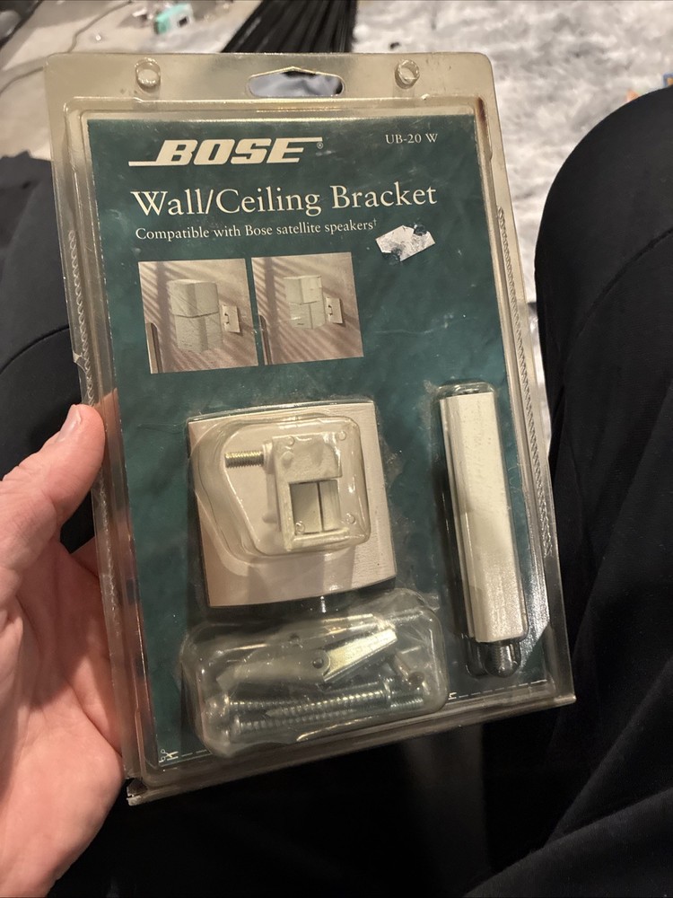Genuine Bose UB-20W Wall Ceiling Speaker Mounting Bracket White