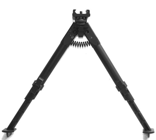Tactical Support 6"inch Adjustable Rifle Clamp-on Bipod with Rail Mount Adapter