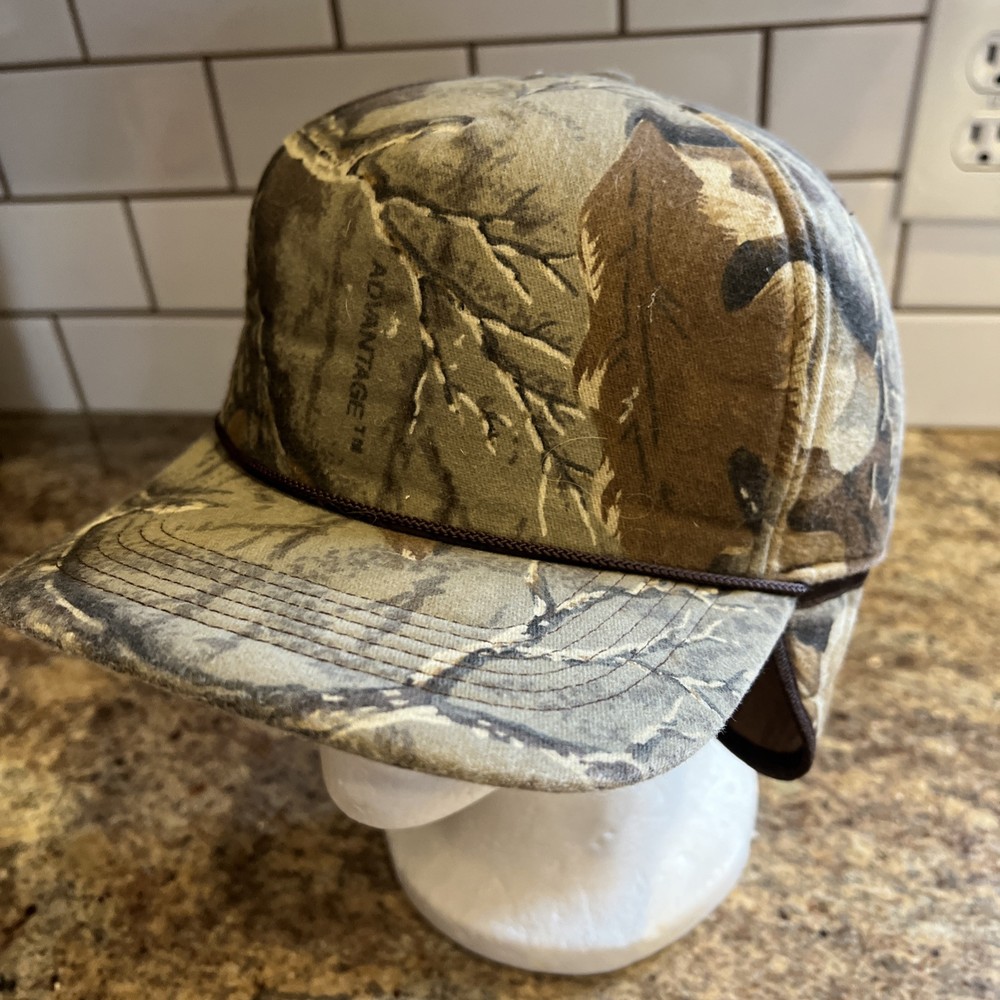 Real Tree Camo Insulated Baseball Hat Cap Ear Flaps SnapBack Snap Back