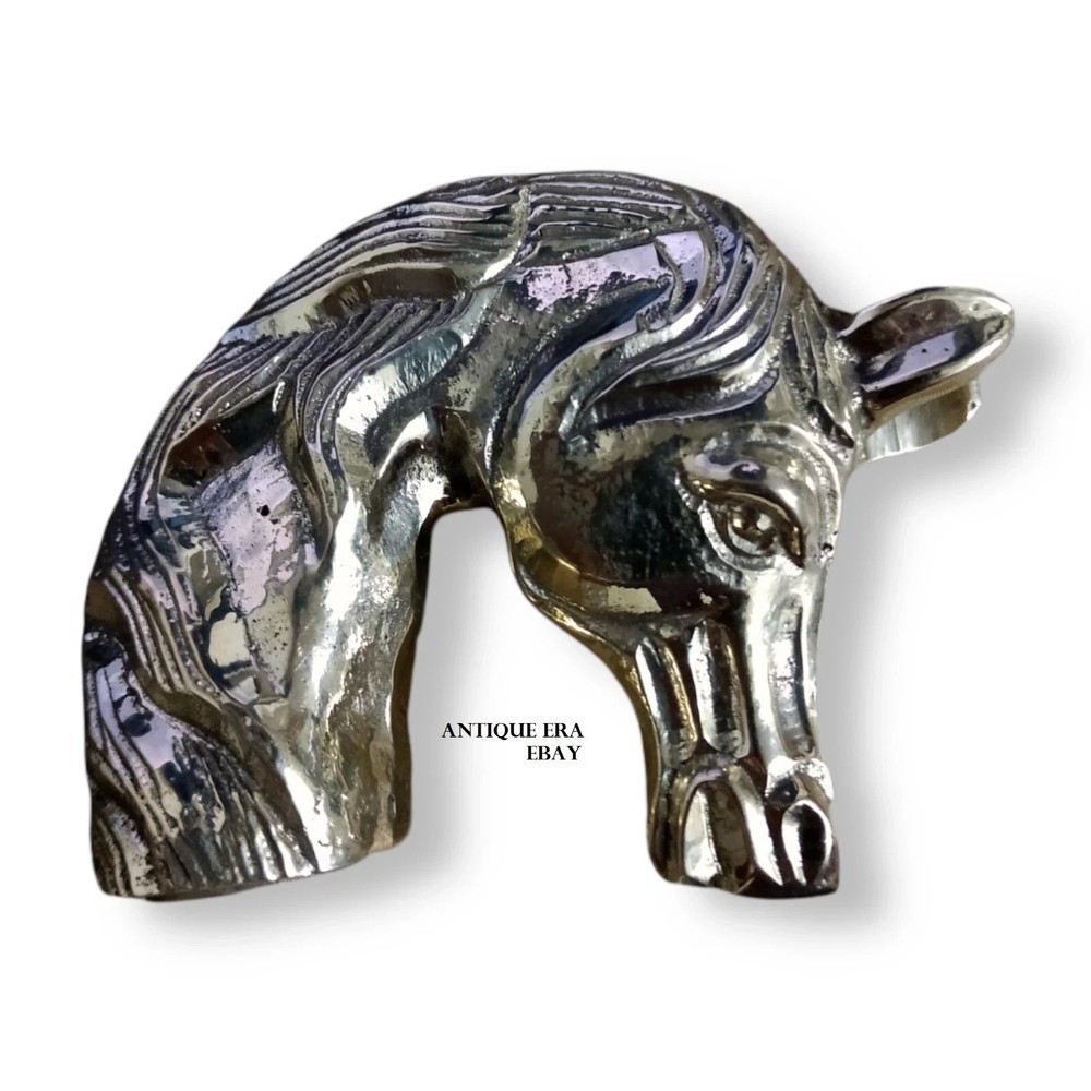 Solid Style Solid Brass Horse Head Handle ONLY For Walking Stick Walking Canes
