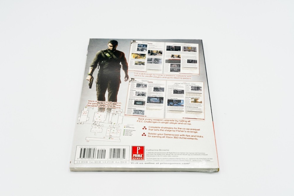 Tom Clancy's Splinter Cell Conviction Official Strategy Guide 2010 *New Sealed*