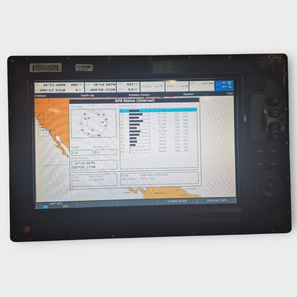 Raymarine C140W Widescreen Multifunction Display E62115 ~CORE ONLY~ Fully Tested