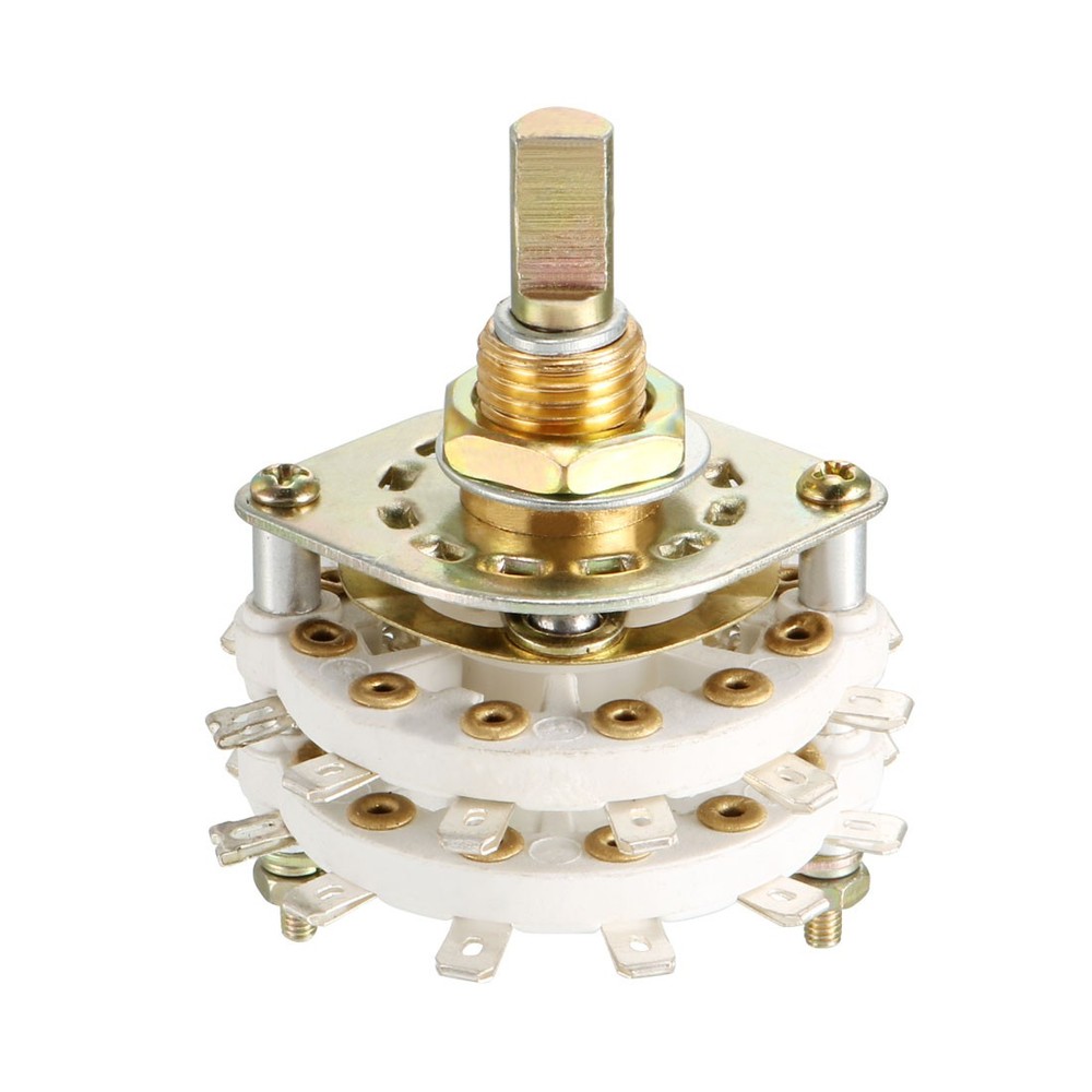 2P11T 2 Pole 11 Position Selectable 2 Deck Band Channel Rotary Switch Selector