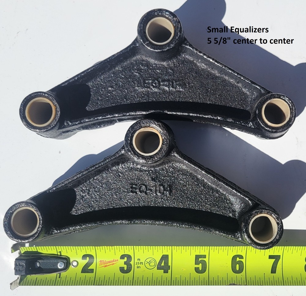 Trailer replace kit tandem small equalizers shackles bolts 3500 - 6,000 lb axles