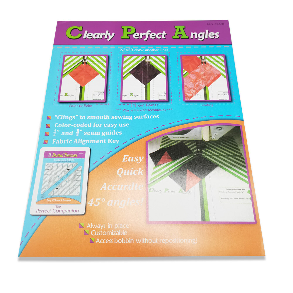 Clearly Perfect Angles-Presser Foot Angle Auxiliary Tool