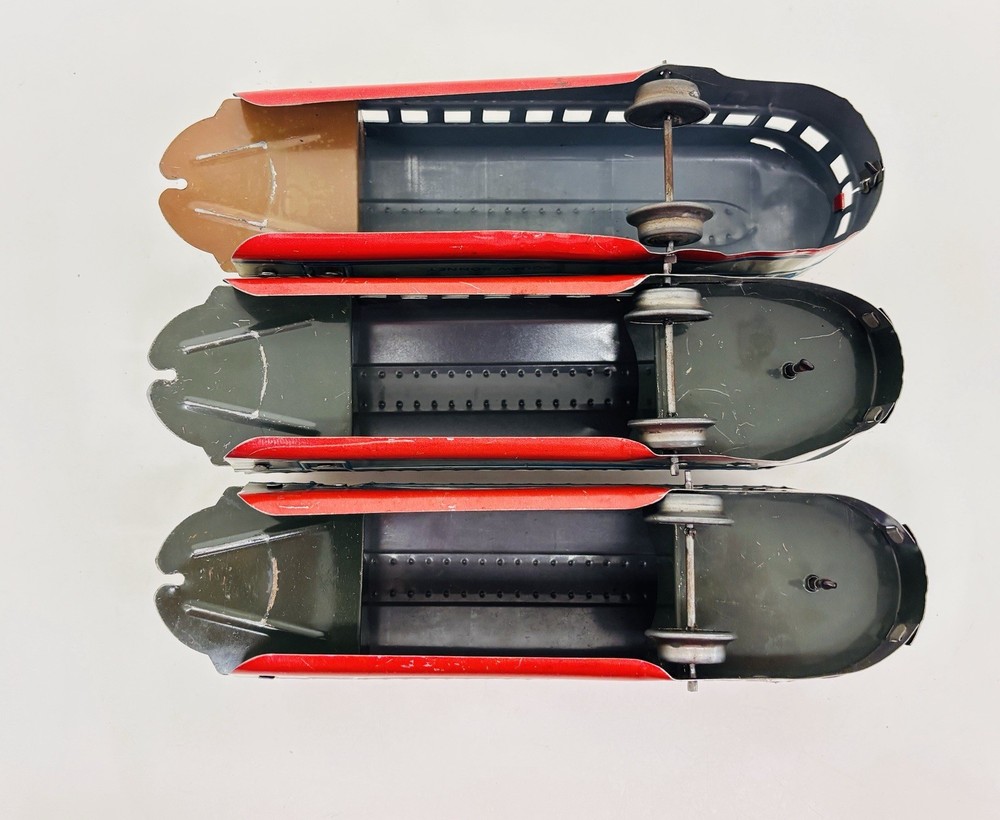 Marx Prewar Union Pacific Tin Streamlined Powered Passenger Set M10005 Working