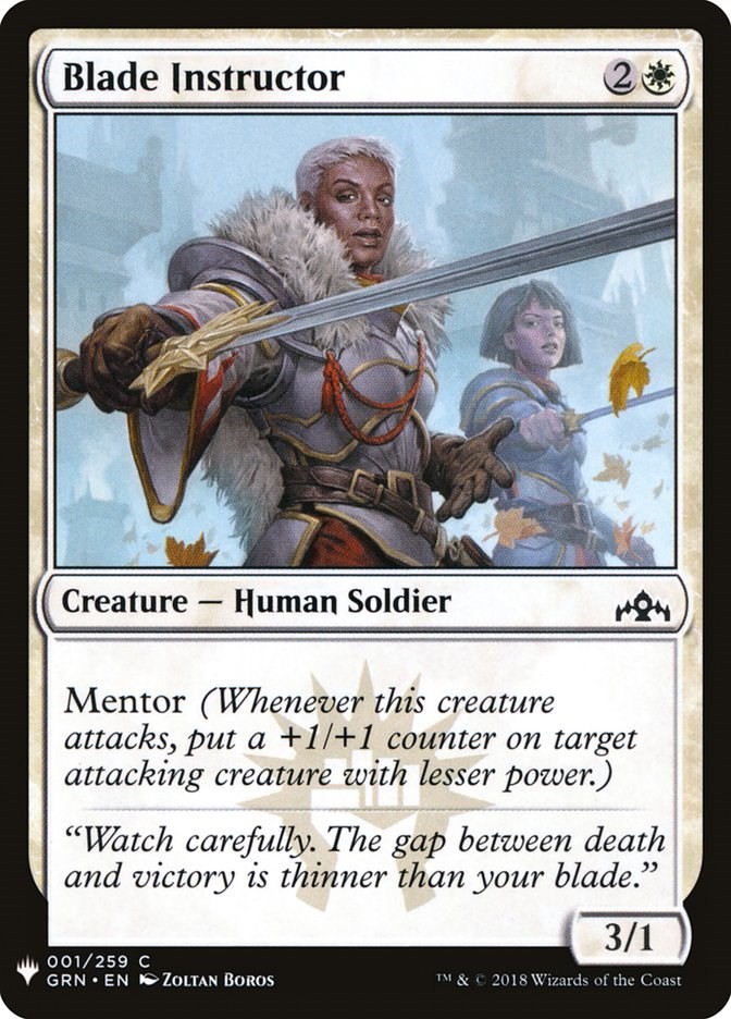Blade Instructor The List Reprints 1 MTG LP
