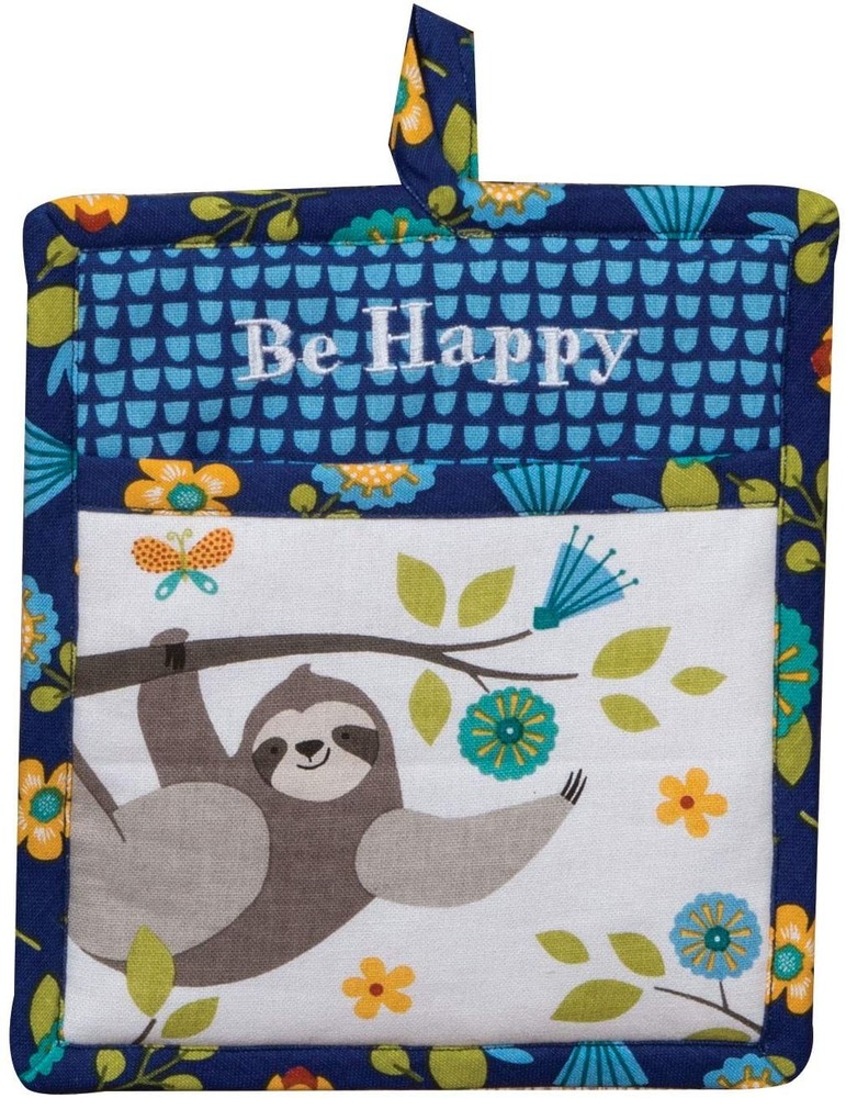 Kay Dee Designs Slow Sloth Pocket Mitt Pot Holder