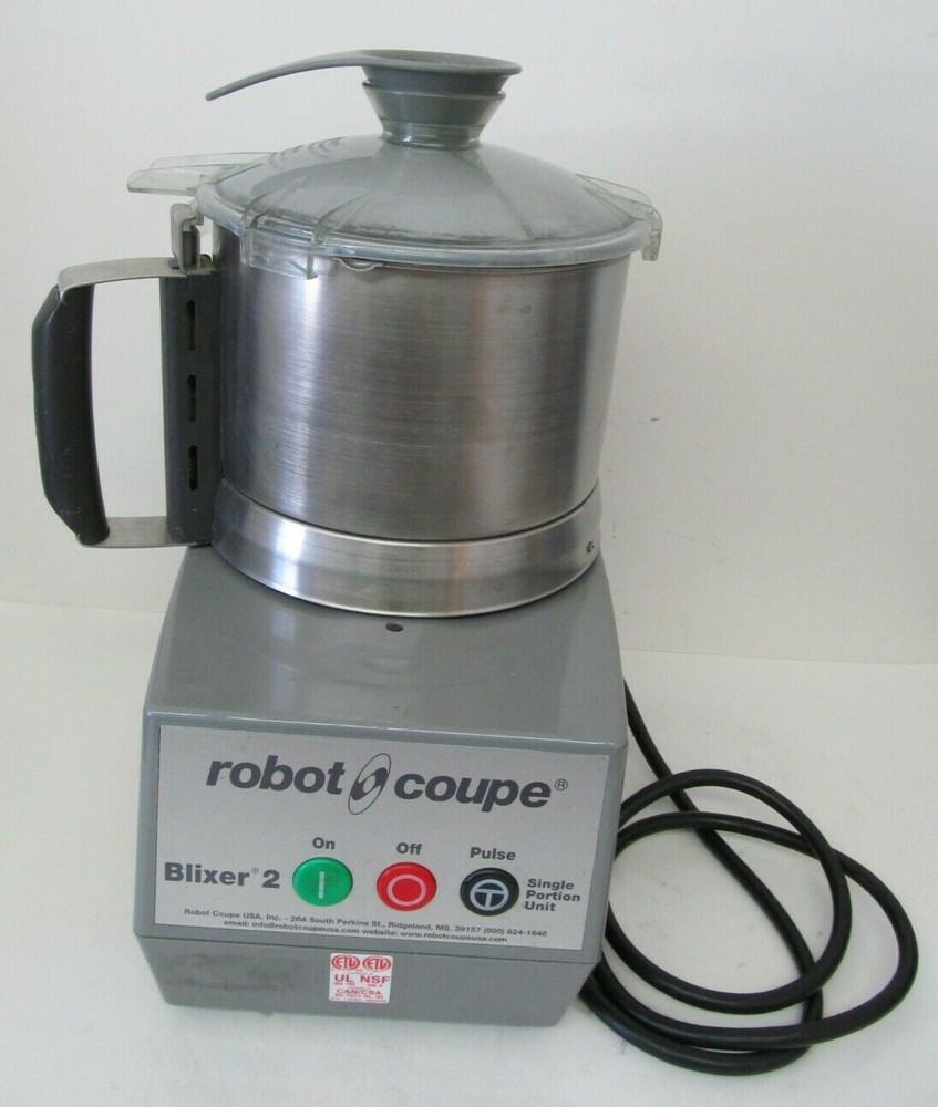 Robot Coupe Blixer 2 Food Processor Single Portion Unit w/ Lid