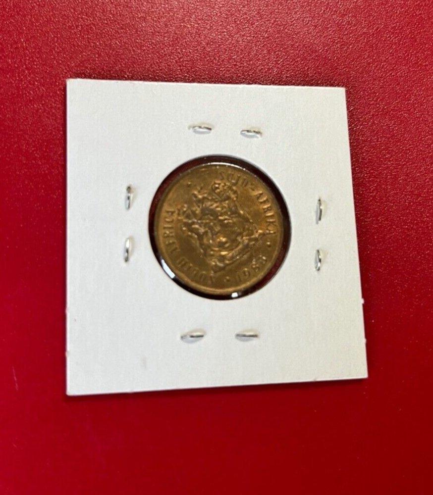 South Africa 1983 2 Cent Coin Wildebeest