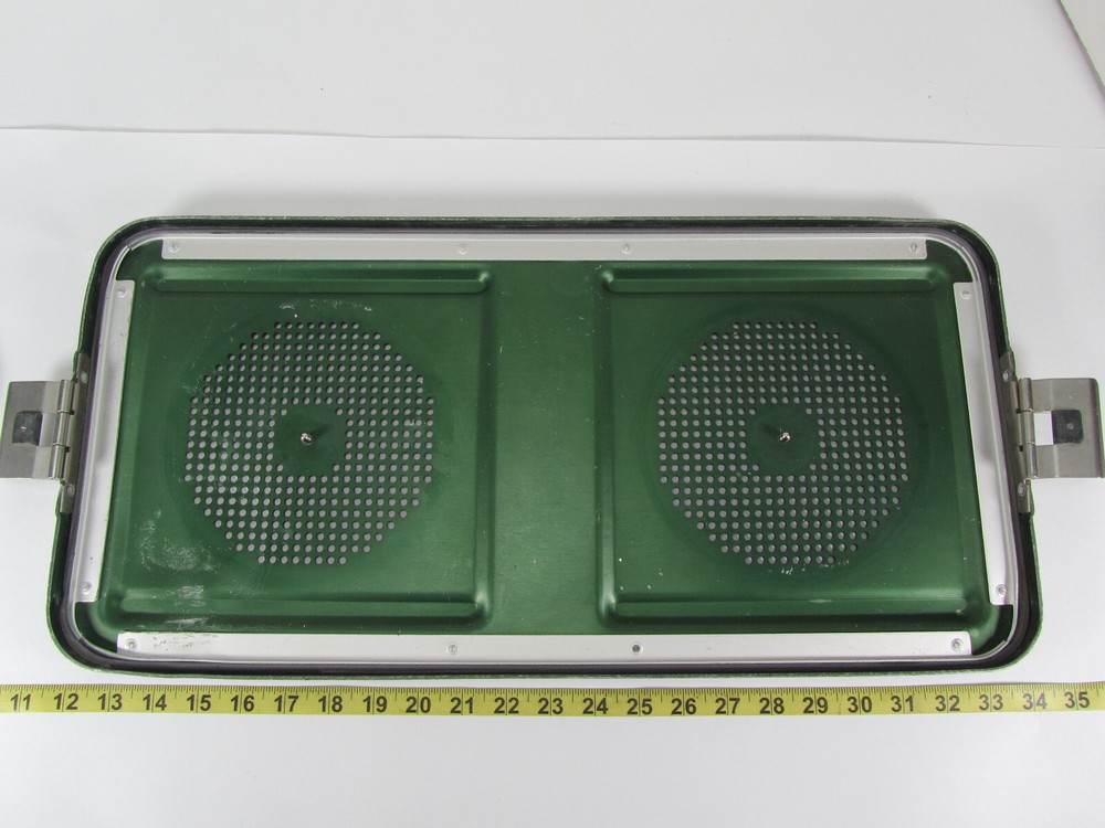 Aesculap DBP Sterilization Container w/ Green Lid Insert & Filter Plates SKU D