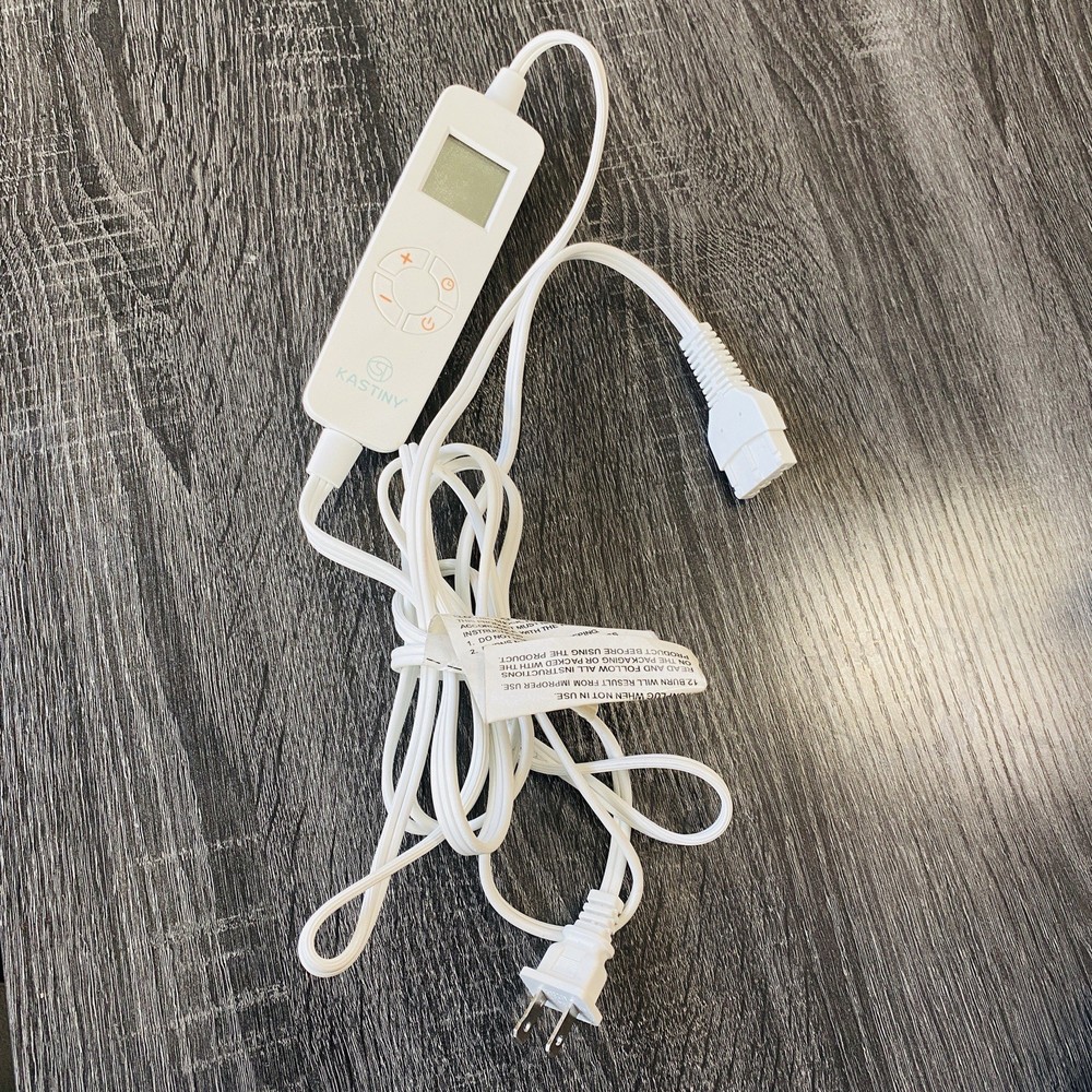 Kastiny NA-H1221B Electric Heating Pad/Throw REPLACEMENT Control 3 pin plug