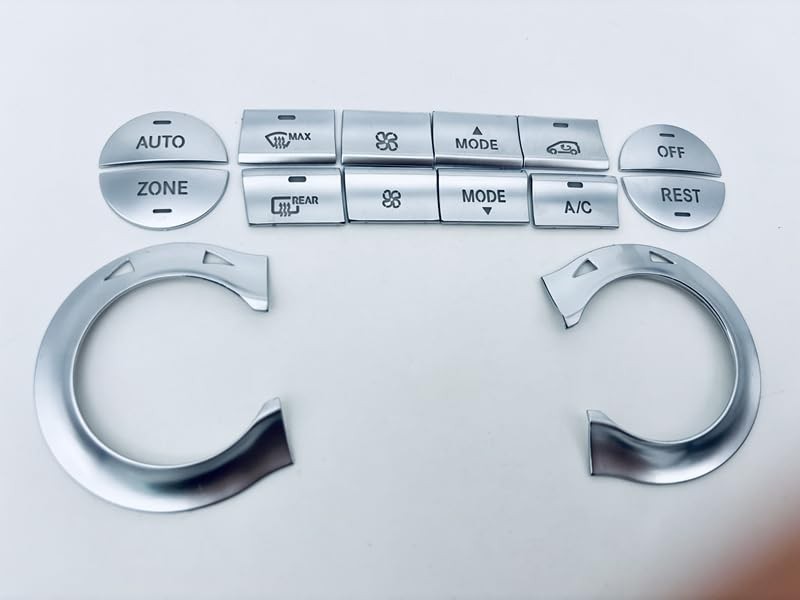 Air Conditioning Button Covers Trim Sticker Replacement for Benz CLA C117 GLA