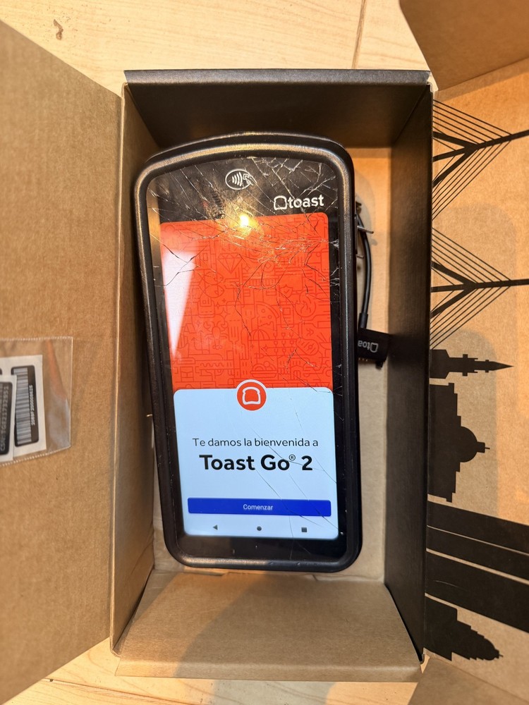 Toast Go 2 Handheld POS Bundle with 5 device Docking Station