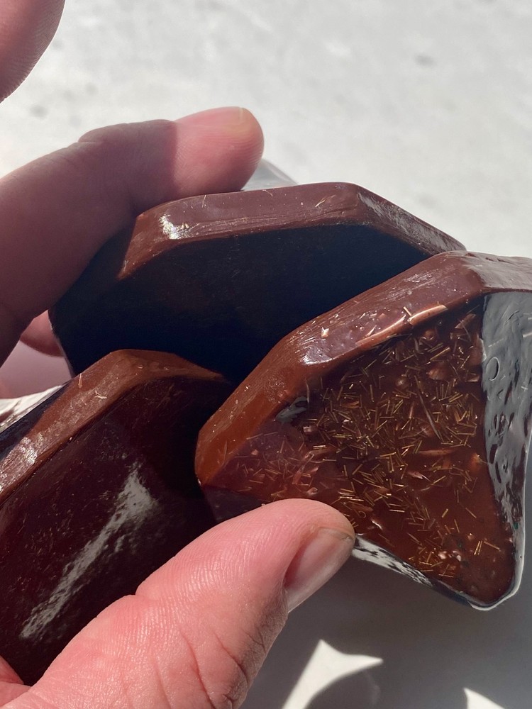 Red Sun 8 Sided Small Pyramids Positive Orgone