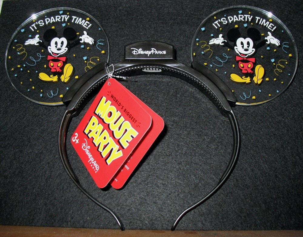 Official Disney Merchandise – "It's Party Time" Mickey Mouse Ears