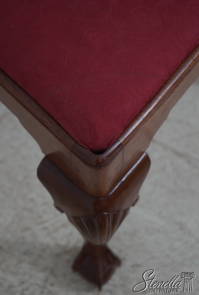 65223EC: Pair Bench Made Chippendale Mahogany Side Chairs