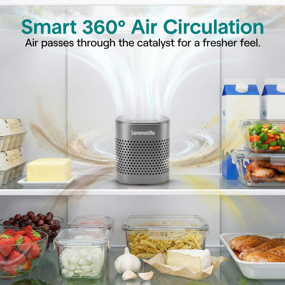 Fridge Deodorizer & Odor Eliminator, Multi-Use Refrigerator Deodorizer Aluminum