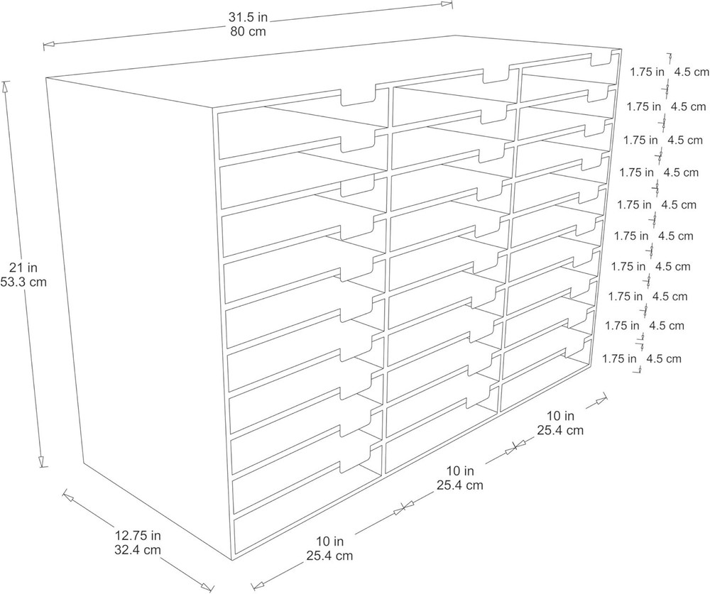 Classroom Keepers Mailbox, 30-Compartment
